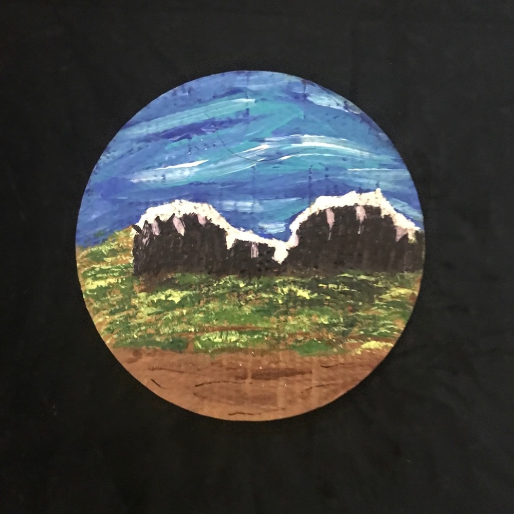 Colorful Hand Design & Hand Painted Plate